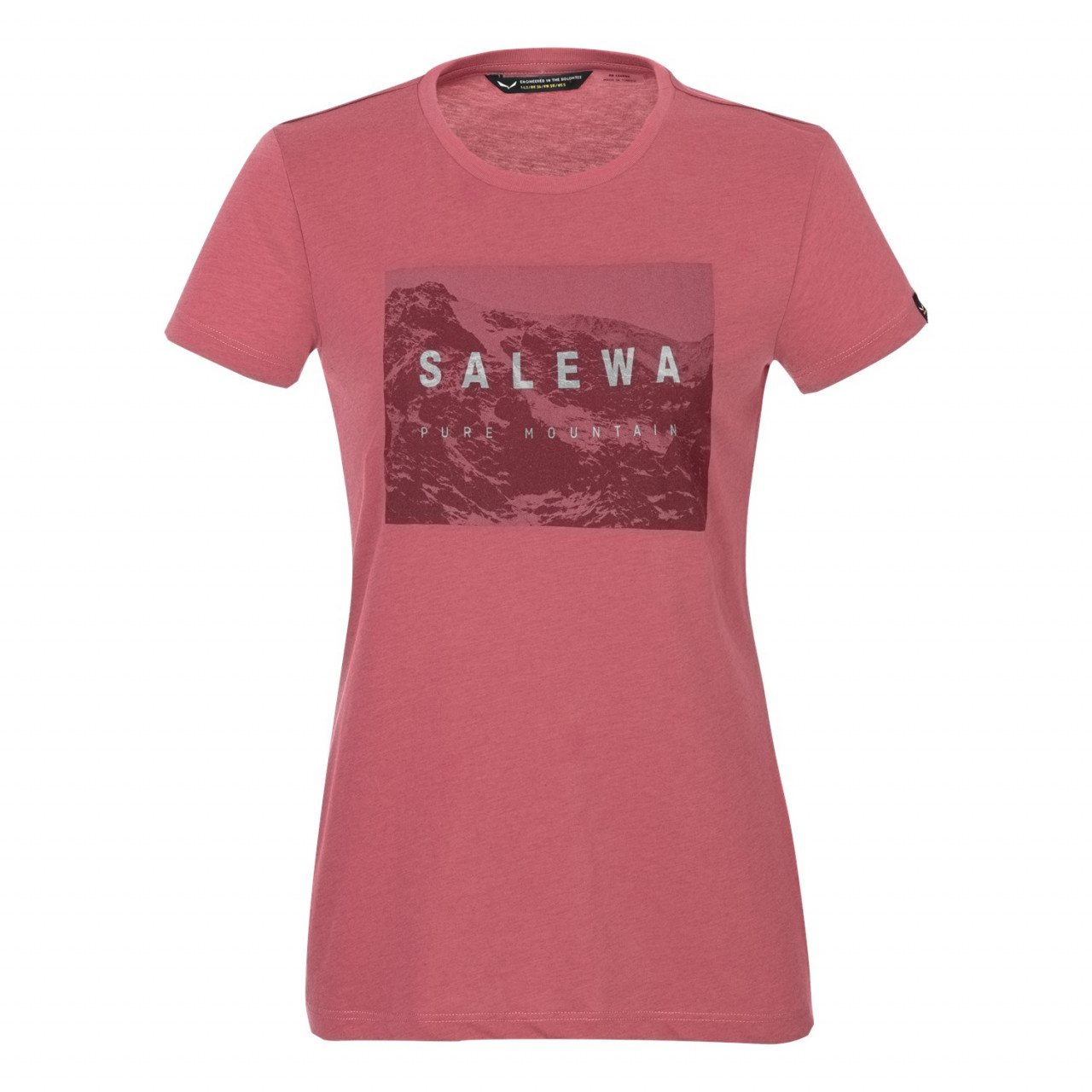 Camisetas Mujer Chile - Salewa Frames Dry Short Sleeve - Rosas - IWQD-70891